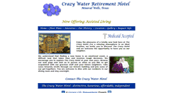 Desktop Screenshot of crazywaterhotel.com
