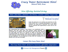 Tablet Screenshot of crazywaterhotel.com